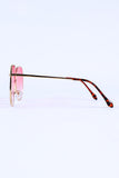 Gradient Colors Tinted Lens Oversized Sunglasses