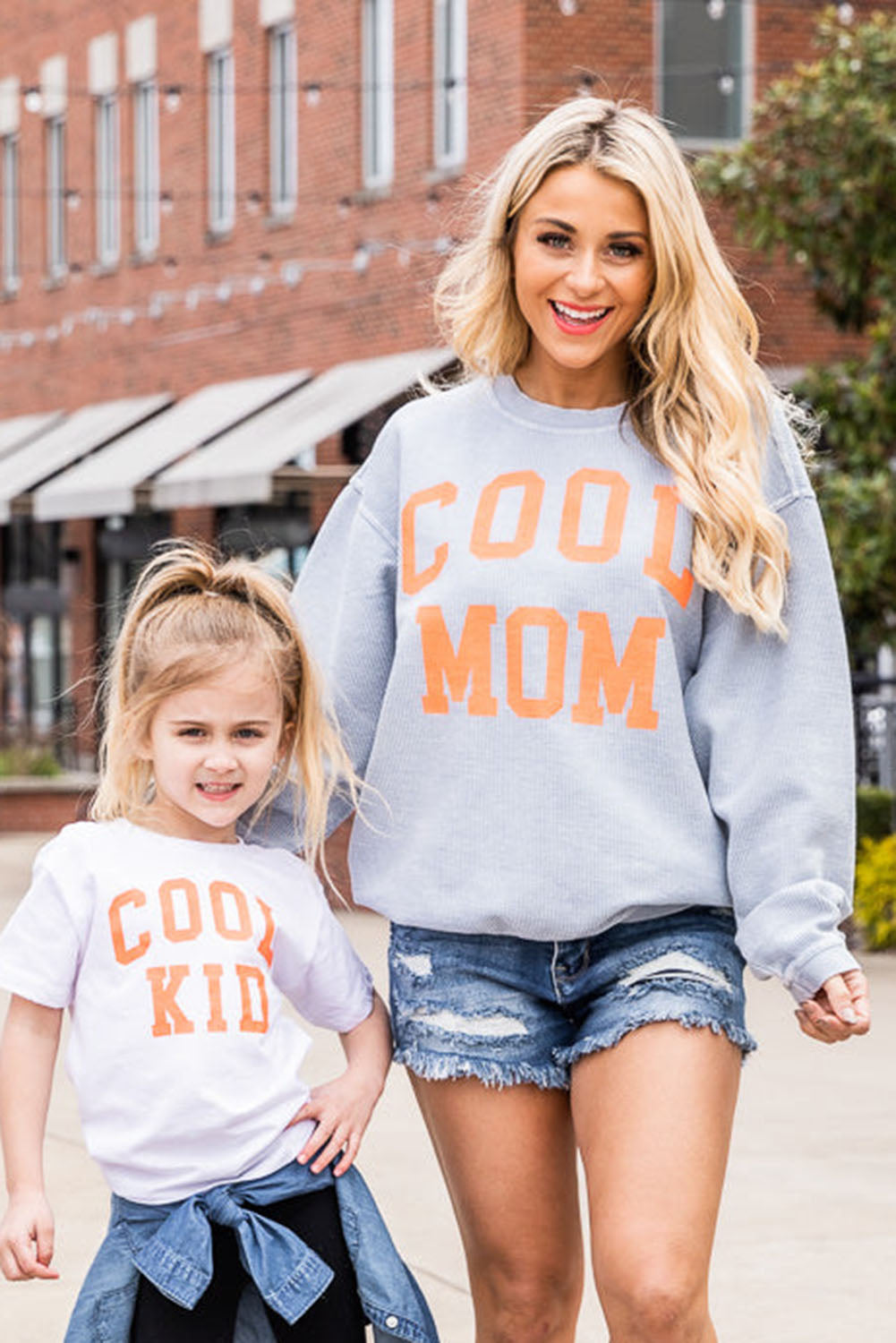 Cool Mom Graphic Print Cording Sweatshirt