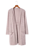 Tunic Back Open Front Cardigan with Pockets