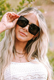 Classic Metal Frame Square Sunglasses