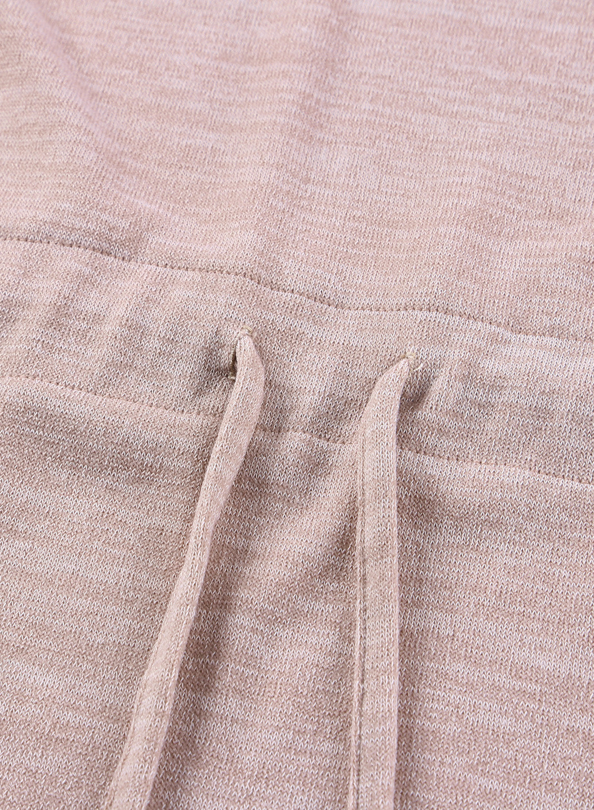 Cardigan tunique rose ouvert au dos avec poches 