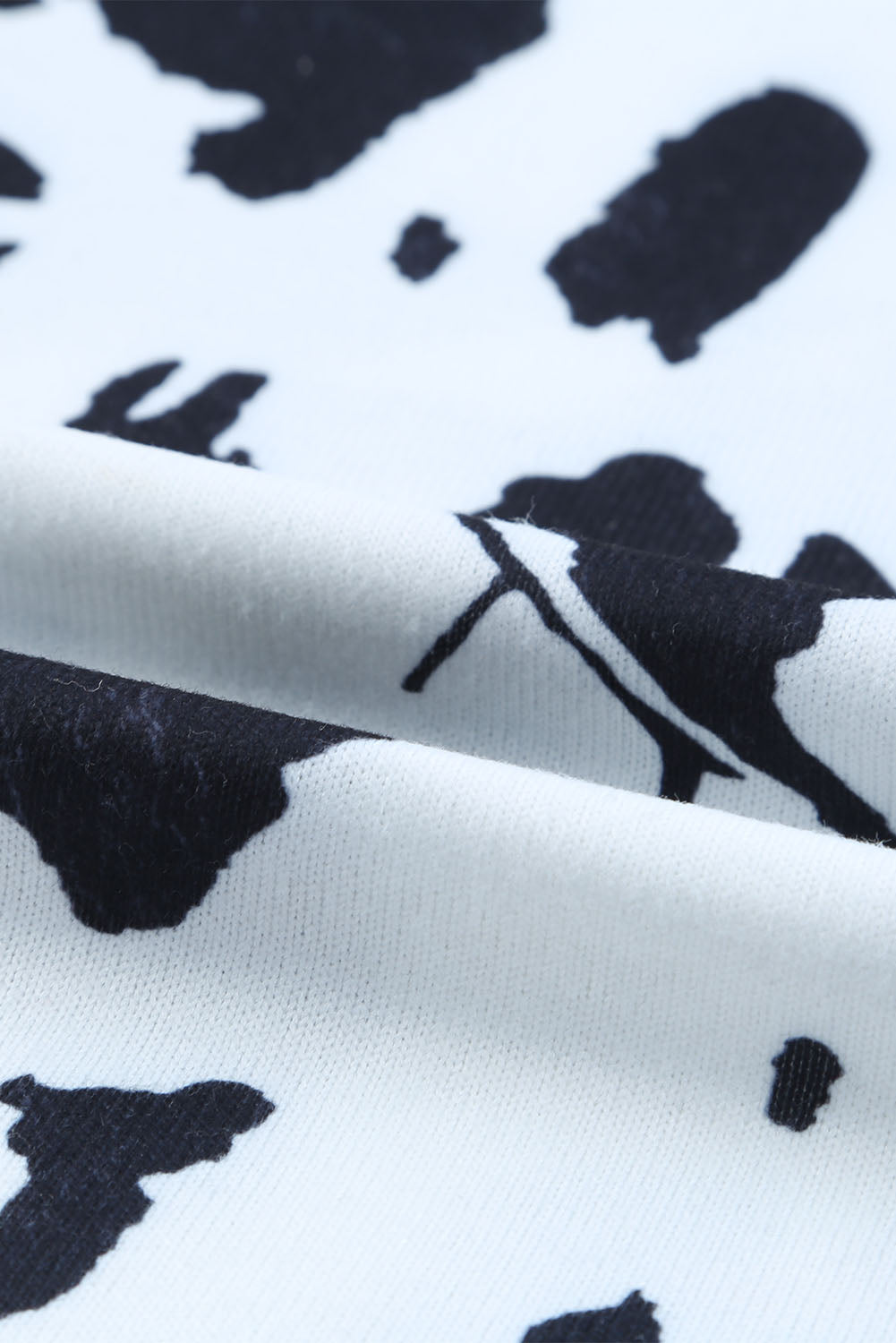 Western Cow Spots Slim Fit T-shirt