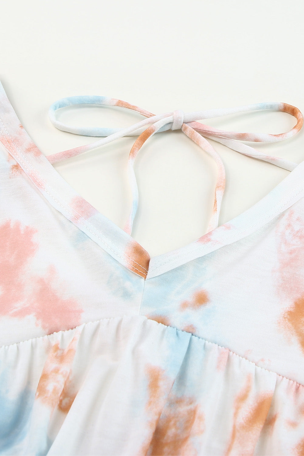 Tie Dye Flowy Short Sleeve Top