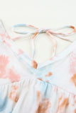 Tie Dye Flowy Short Sleeve Top