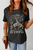 Western COWBOY 78 Graphic Crew Neck T Shirt