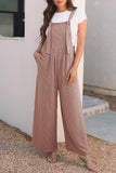 DUNE Corded Adjustable Straps Wide Leg Loose Overall