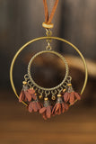 3pcs Bohemian Retro Tasseled Pendant Necklace