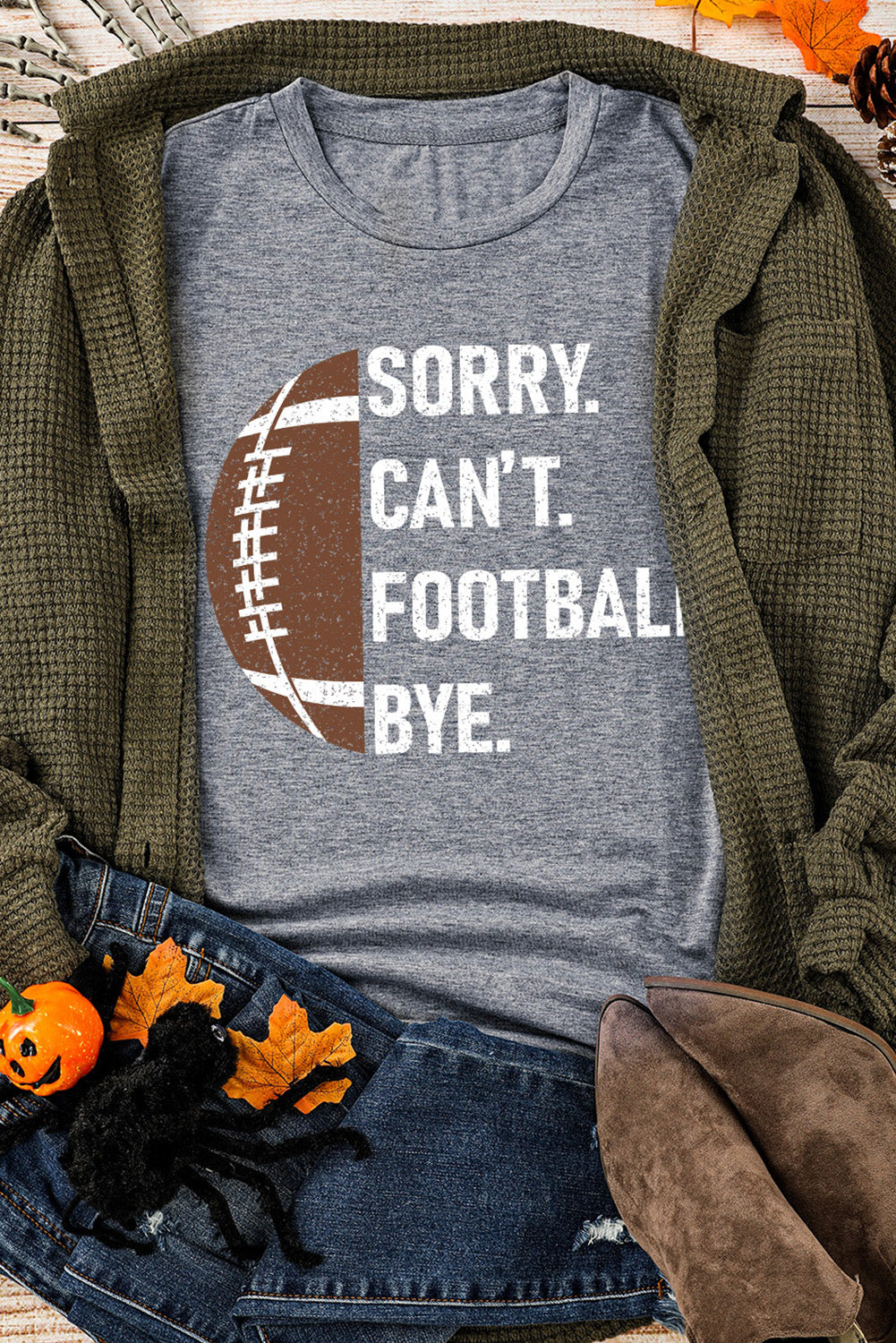 American Football Graphic Casual T Shirt