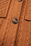 Textured Knit Oversize Flap Pocket Shacket