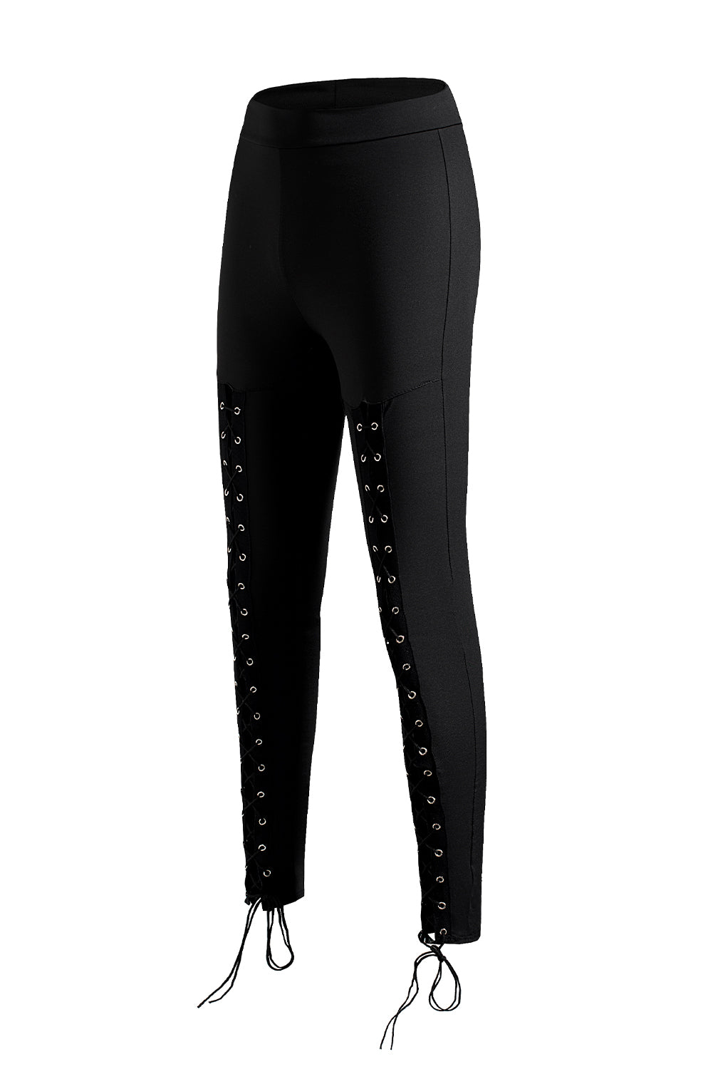 Grommet Lace Up Front Leggings