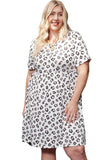 Plus Size Short Sleeve T-shirt Dress