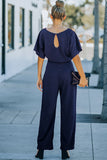 Oh So Glam Belted Wide Leg Jumpsuit