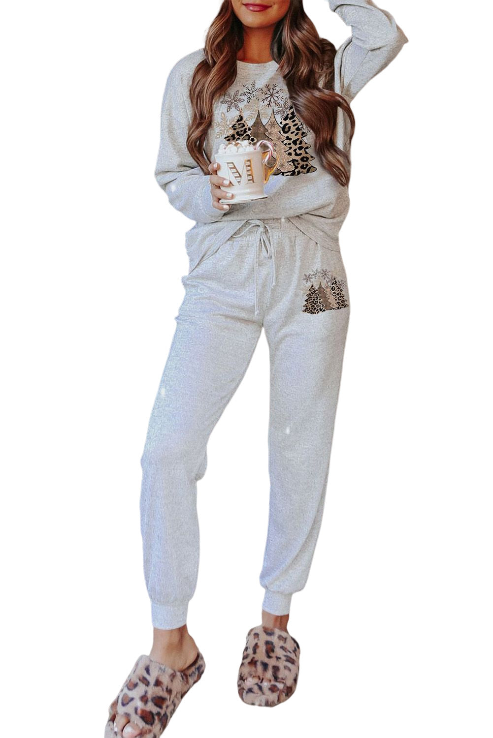 Long Sleeve Pullover and Jogger Pants Lounge Set