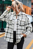 Oversized Plaid Pattern Flannel Shacket