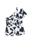 Western Cow Spots Slim Fit T-shirt