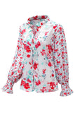 Blouse smockée florale Cakewalk 