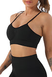 Adjustable Spaghetti Strap Sports Bra