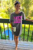 LET'S GO GIRLS Casual T Shirt Dress