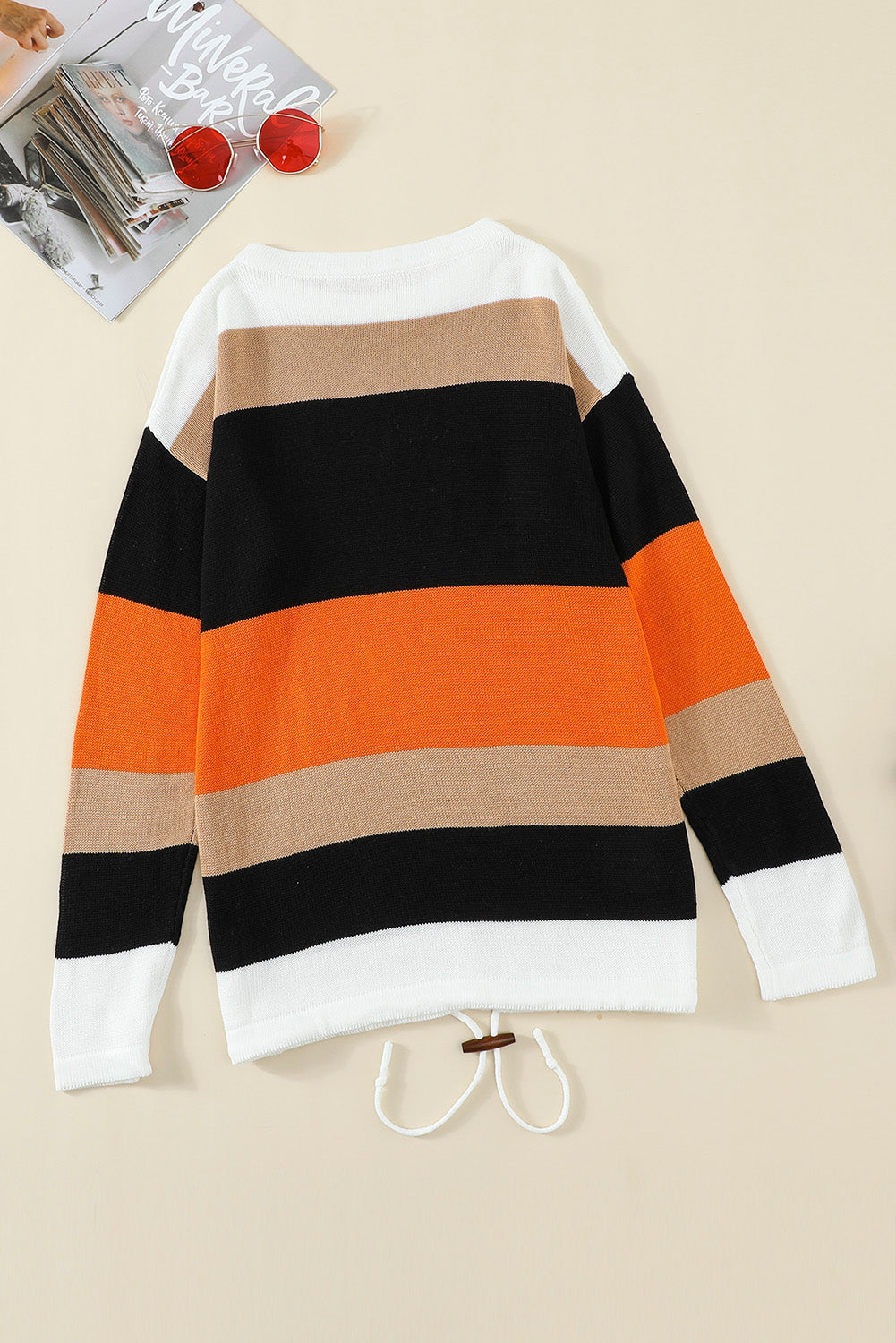 Colorblock Knit Sweater