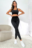 Animal Print Butt Lift High Waist Active Set