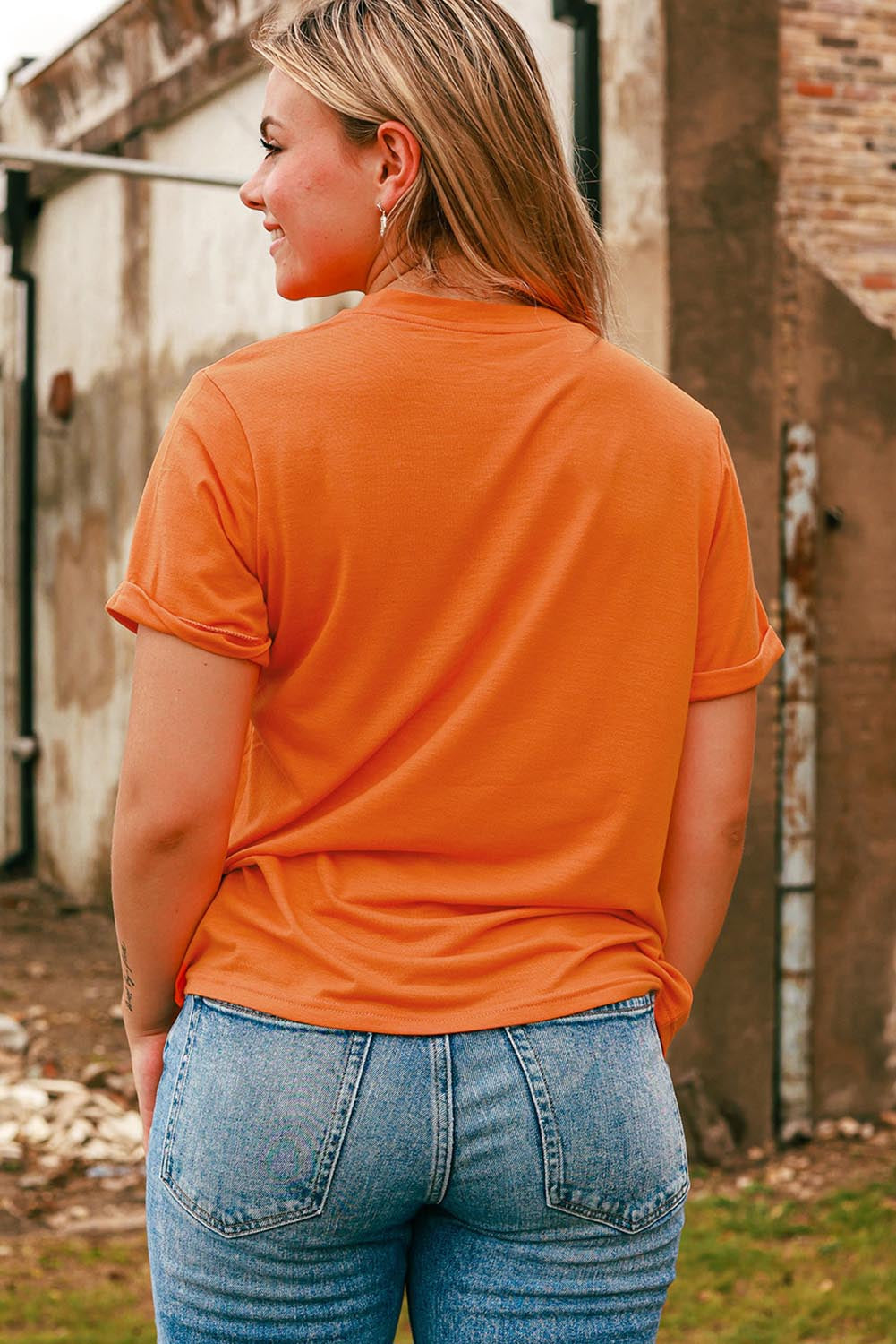 T-shirt graphique Orange HOWDY FALL Western Pumpkin 