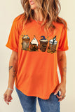 Sweet Floral Pumpkin Graphic Tee