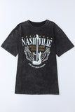 Mineral Wash NASHVILLE Vintage Graphic T Shirt