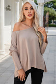 Lightweight Knit Oversize Blouse