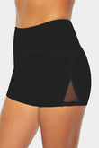 Mesh Cutout Patchwork Swim Shorts