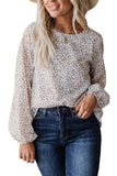 Crew Neck Long Sleeve Blouse