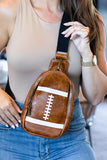 Rugby PU Mini Crossbody Bag