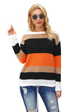 Colorblock Knit Sweater