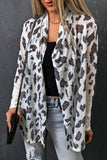 Vintage Leopard Print Open Cardigan