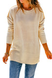 Side Split Tunic Sweater