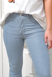 Mile High Pin Stripe Bell Bottoms