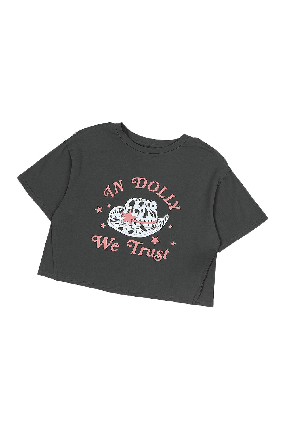 WE TRUST IN DOLLY Western Fashion Graphic Tee