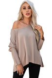 Lightweight Knit Oversize Blouse