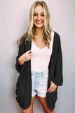 Sheer Lightweight Knit Long Sleeve Cardigan