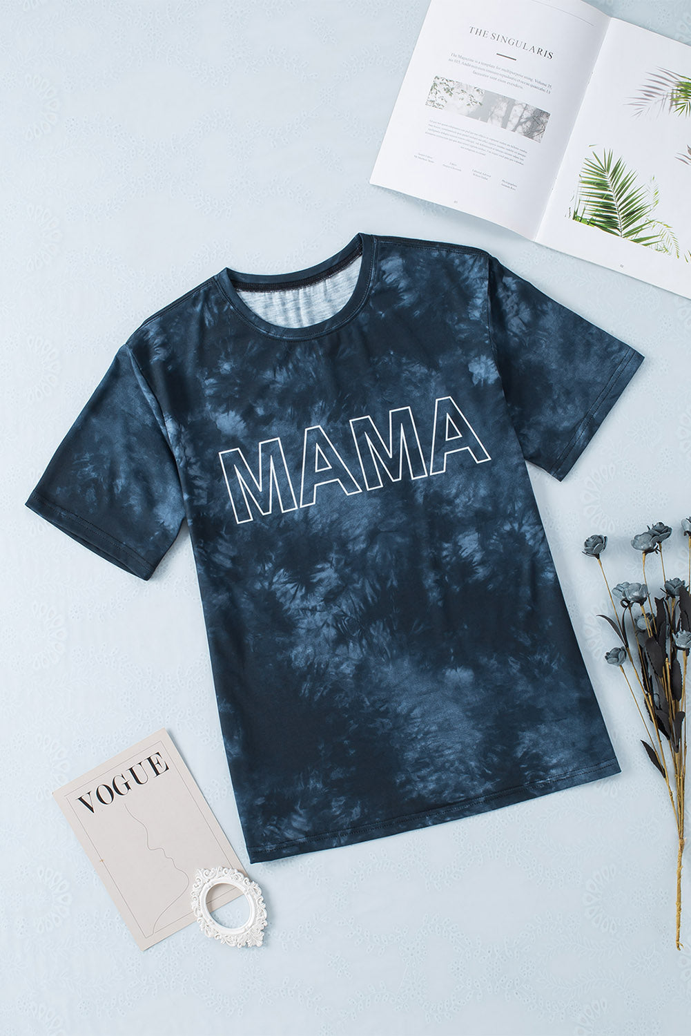 Vintage Tie Dye MAMA Printed Tee