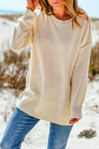 Side Split Tunic Sweater