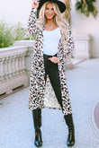 Pocketed Open Front Duster Cardigan