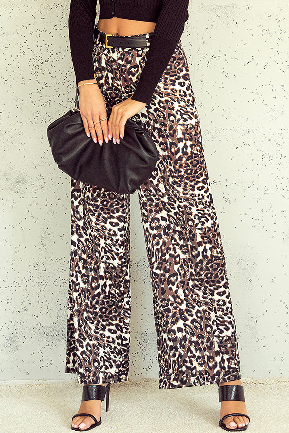 High Waist Wide Leg Pants