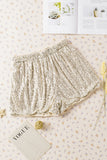 Sequin Straight Leg High Waist Casual Shorts