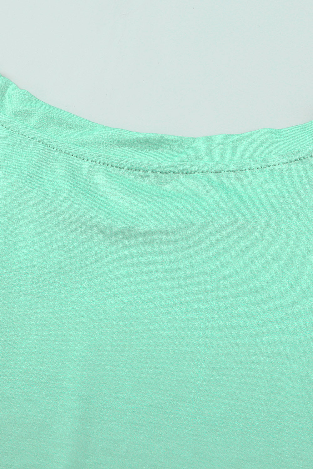 T-shirt à manches courtes de couleur dégradé vert avec poche