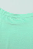 T-shirt à manches courtes de couleur dégradé vert avec poche