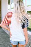 The US Stars and Stripes V Neck Tee