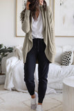 Open Front Shawl Neckline Cardigan