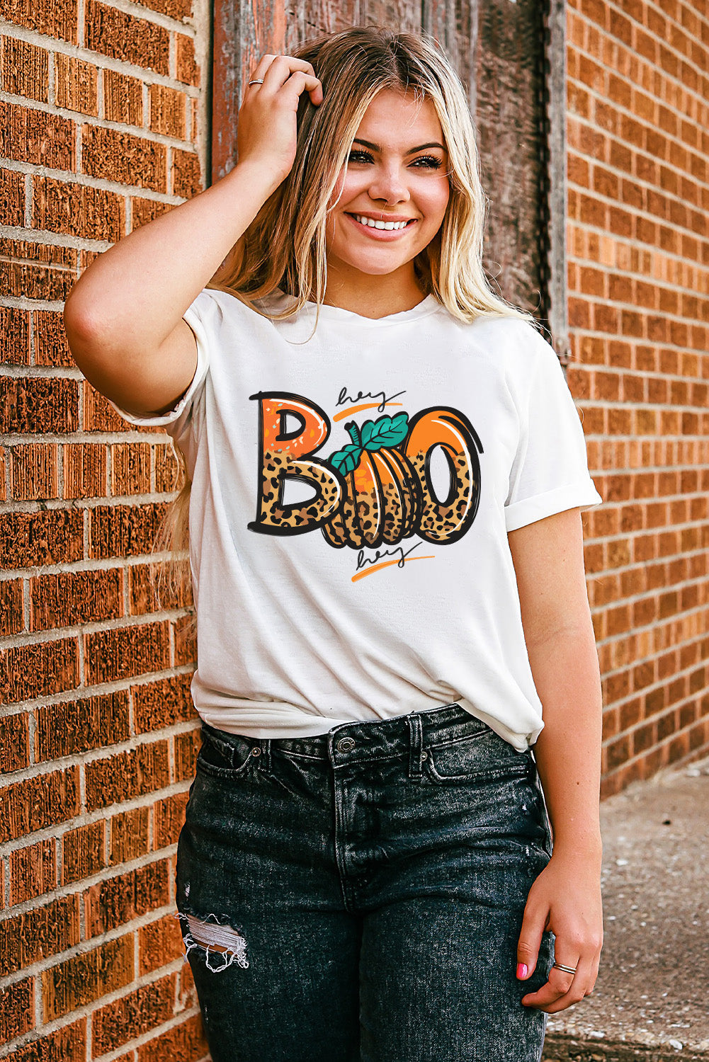 Sweet Floral Pumpkin Graphic Tee