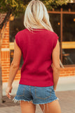 Racing Red Game Day Rugby Football Season Sweater Vest