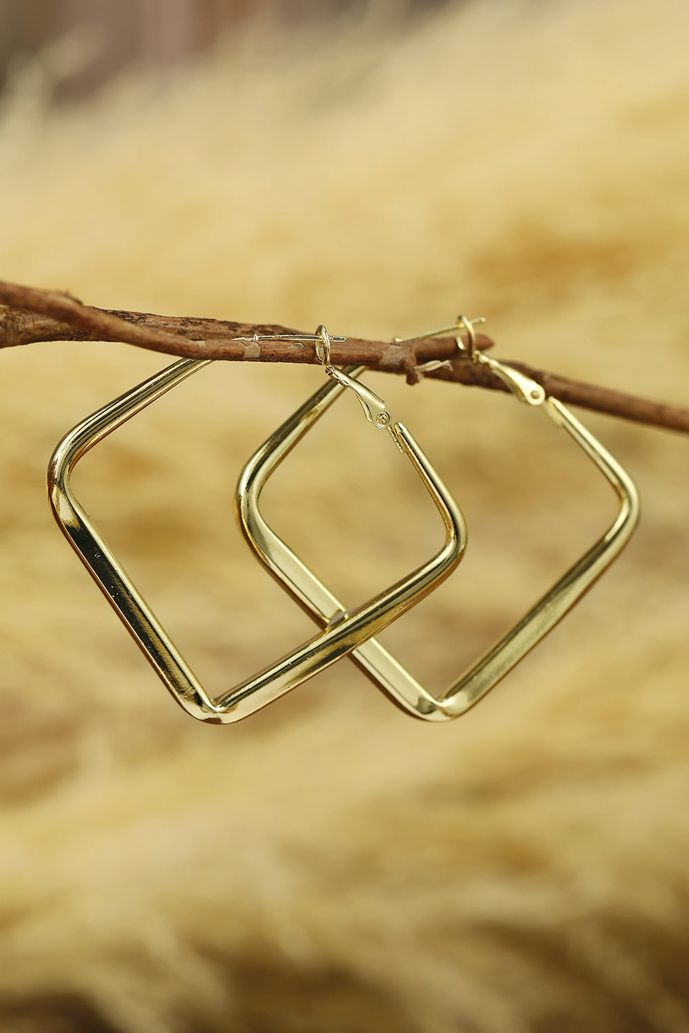 Minimalist Square Hoop Earrings